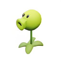 Peashooter NAMVIS-generated view 1