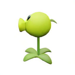 Peashooter NAMVIS-generated view 2